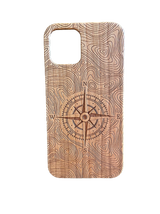 Compass Wood  Phone Case